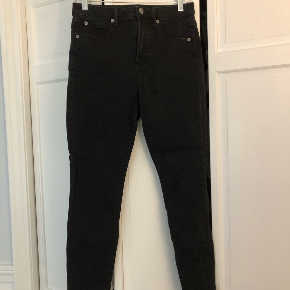 Gap high rise black jeans